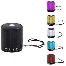 Carregar imagem no visualizador da galeria, Mini caixa Caixinha Som Bluetooth Portátil Com Usb Mp3 P2 Sd Rádio Fm