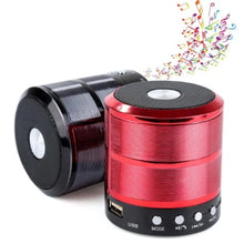 Carregar imagem no visualizador da galeria, Mini caixa Caixinha Som Bluetooth Portátil Com Usb Mp3 P2 Sd Rádio Fm