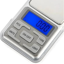 Carregar imagem no visualizador da galeria, Mini balança digital de bolso e alta precisão 0,1g até 500g