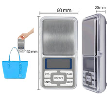 Carregar imagem no visualizador da galeria, Mini balança digital de bolso e alta precisão 0,1g até 500g
