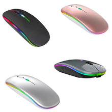 Carregar imagem no visualizador da galeria, Mouses Wireless Recarregável Led Rgb 2.4 Ghz Sem Fio.