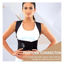 Carregar imagem no visualizador da galeria, Corretor Postural Colete Cervical Cinta Alinha Coluna Unissex Postura Regulavel