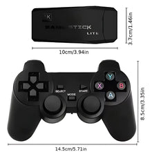 Carregar imagem no visualizador da galeria, Videogame 4K Stick com 20.000 jogos retrô clássicos portátil de 64 GB