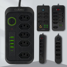 Carregar imagem no visualizador da galeria, Tomadas de energia Regua, Extensão elétrica, Tomada USB, Filtro de linha