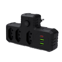 Carregar imagem no visualizador da galeria, Tomadas de energia Regua, Extensão elétrica, Tomada USB, Filtro de linha