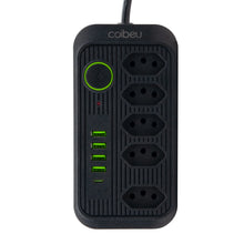 Carregar imagem no visualizador da galeria, Tomadas de energia Regua, Extensão elétrica, Tomada USB, Filtro de linha