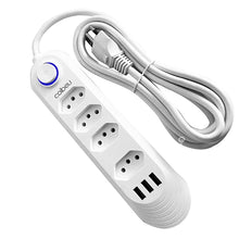 Carregar imagem no visualizador da galeria, Tomadas de energia Regua, Extensão elétrica, Tomada USB, Filtro de linha