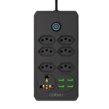 Carregar imagem no visualizador da galeria, Tomadas de energia Regua, Extensão elétrica, Tomada USB, Filtro de linha